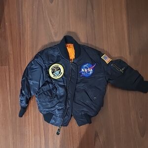 Alpha Industries Big Boys' Nasa MA-1 Bomber Jacket